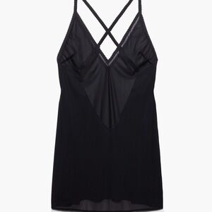 Savage X Fenty Soft Mesh Open-Back Night Slip